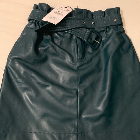 Zara leather skirt NWT - Picture 3 of 4